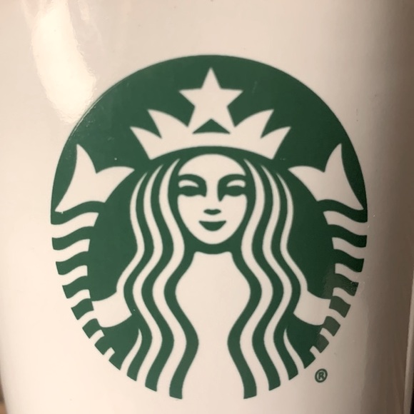 2016 Starbucks White Coffee Mug 9.63 fl oz., Iconic Green Mermaid Siren Logo - Picture 12 of 12
